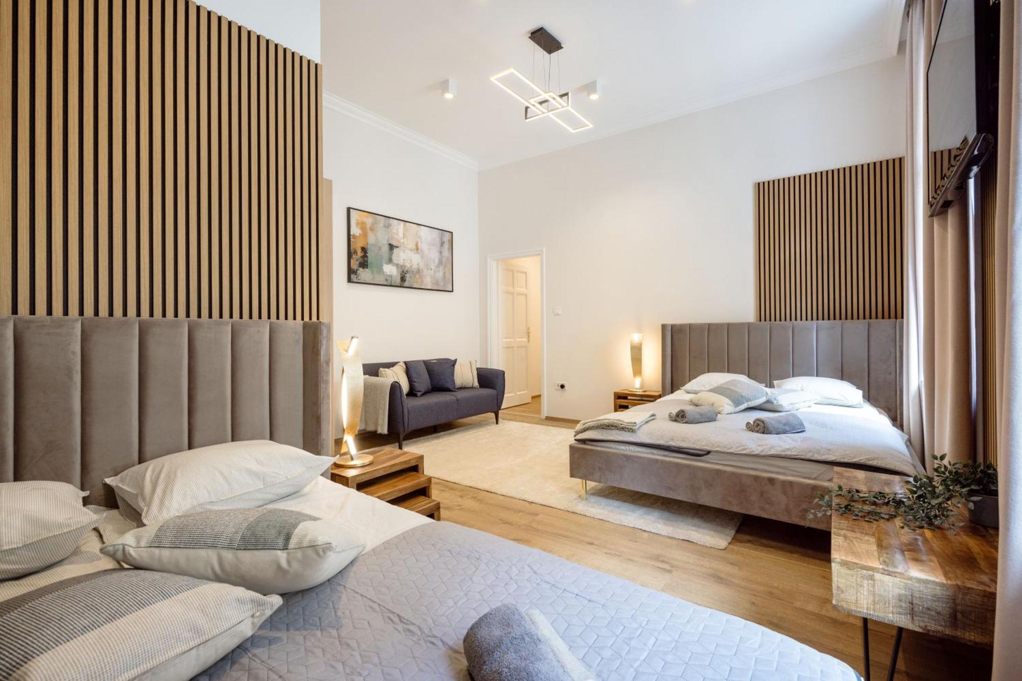 דירות בודפשט Sleek Downtown Living מראה חיצוני תמונה