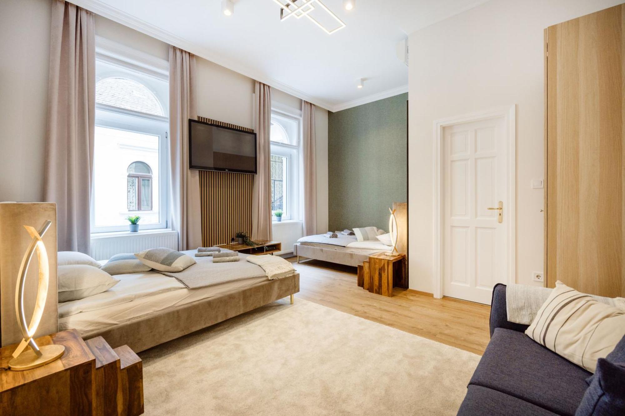 דירות בודפשט Sleek Downtown Living מראה חיצוני תמונה