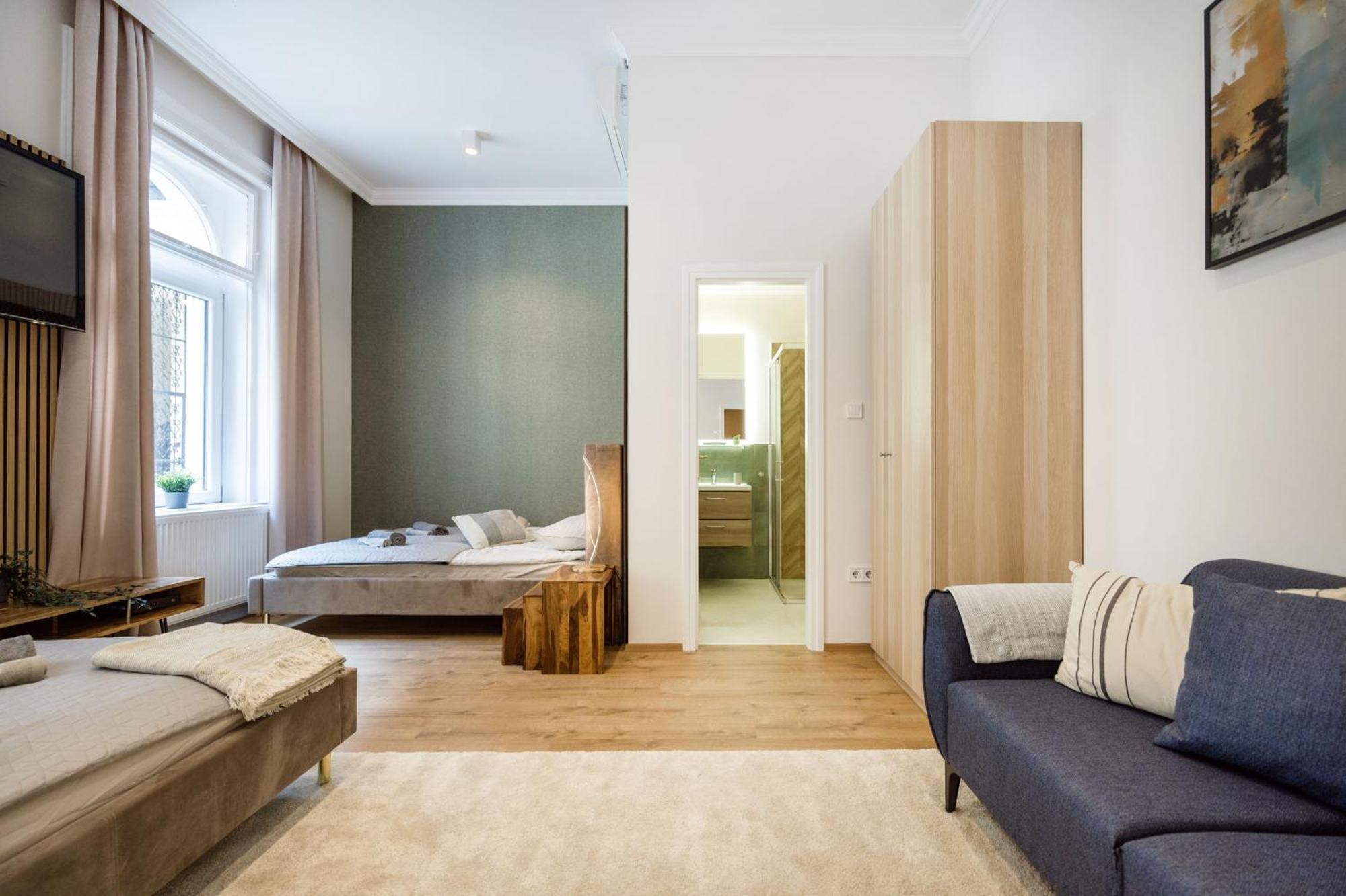 דירות בודפשט Sleek Downtown Living מראה חיצוני תמונה